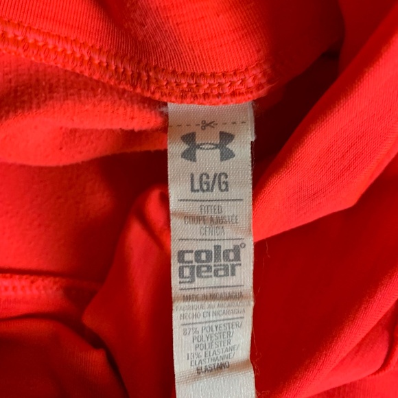 Under Armour Hot Pink Women's Turtleneck Size LG/G - Picture 3 of 5